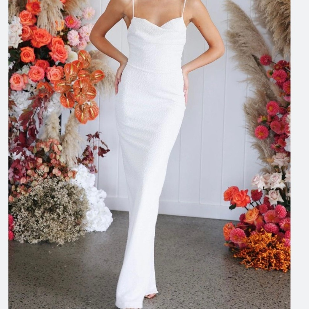Grace Loves Lace Lake Shortened Midi Wedding Dress Size XS